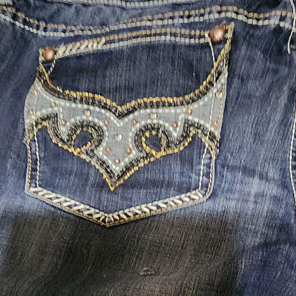 Antique river women's dark denim jeans bootcut - Picture 5 of 11